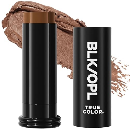 BLK/OPL Skin Perfecting Foundation Stick, SPF 15 Buildable & Blendable Face Foundation Makeup with Matte Finish - Full Coverage, Color Correcting & Sculpting - Hypoallergenic (Carob) | Amazon (US)