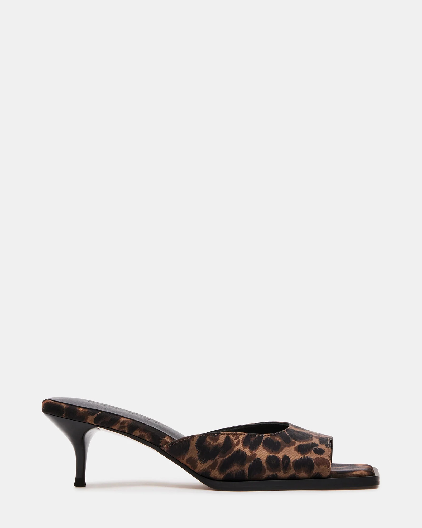 GEM Leopard Square Toe Mule Heel | Women's Heels | Steve Madden (US)