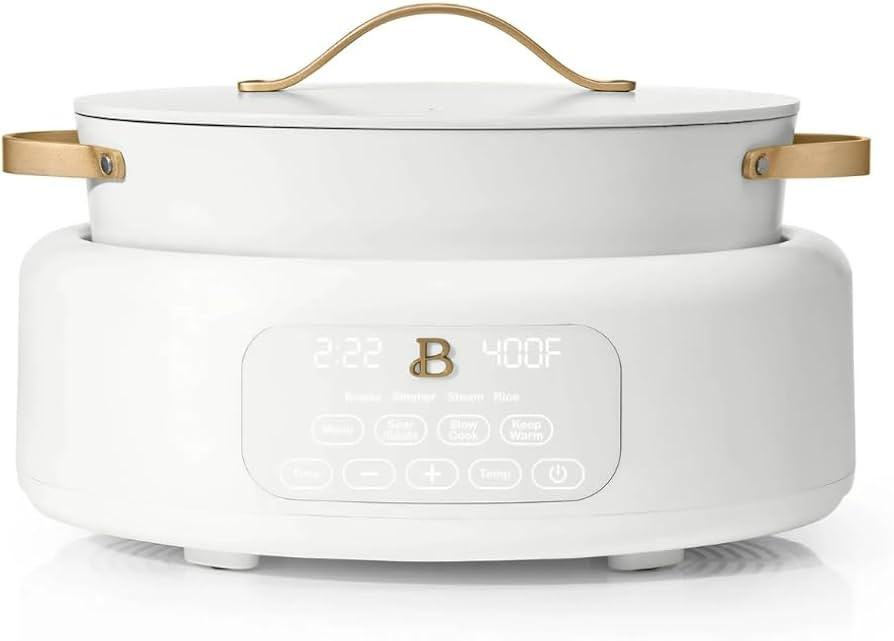 Beautiful 10-in-1 Electric Multi-Cooker by Drew Barrymore, 6-quart, digital display, 10 cooking f... | Amazon (US)