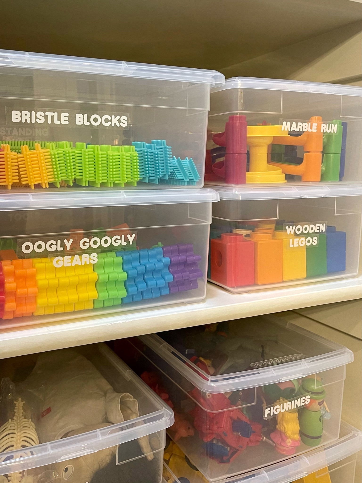 These Container Store bins can be used for SO much, but we really do love them for toys! Clear bins are inviting and help kids see what’s inside easier. 

#organize #toys #toyroom #home

#LTKhome #LTKkids