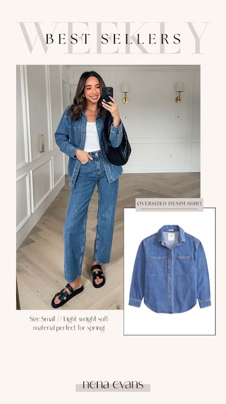 Code AFNENA for 15% OFF Abercrombie! Wearing size small in denim shirt and size 26 long in jeans 💙


Casual outfit 
Denim 
Spring outfit 
Jeans 

#LTKstyletip #LTKsalealert #LTKfindsunder100