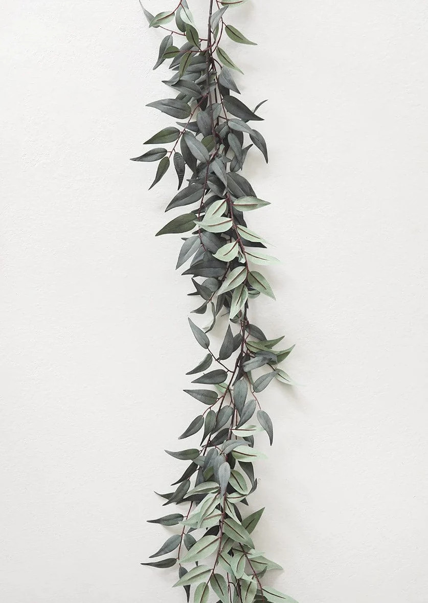 Artificial Italian Ruscus Leaf Garland - 6' | Afloral