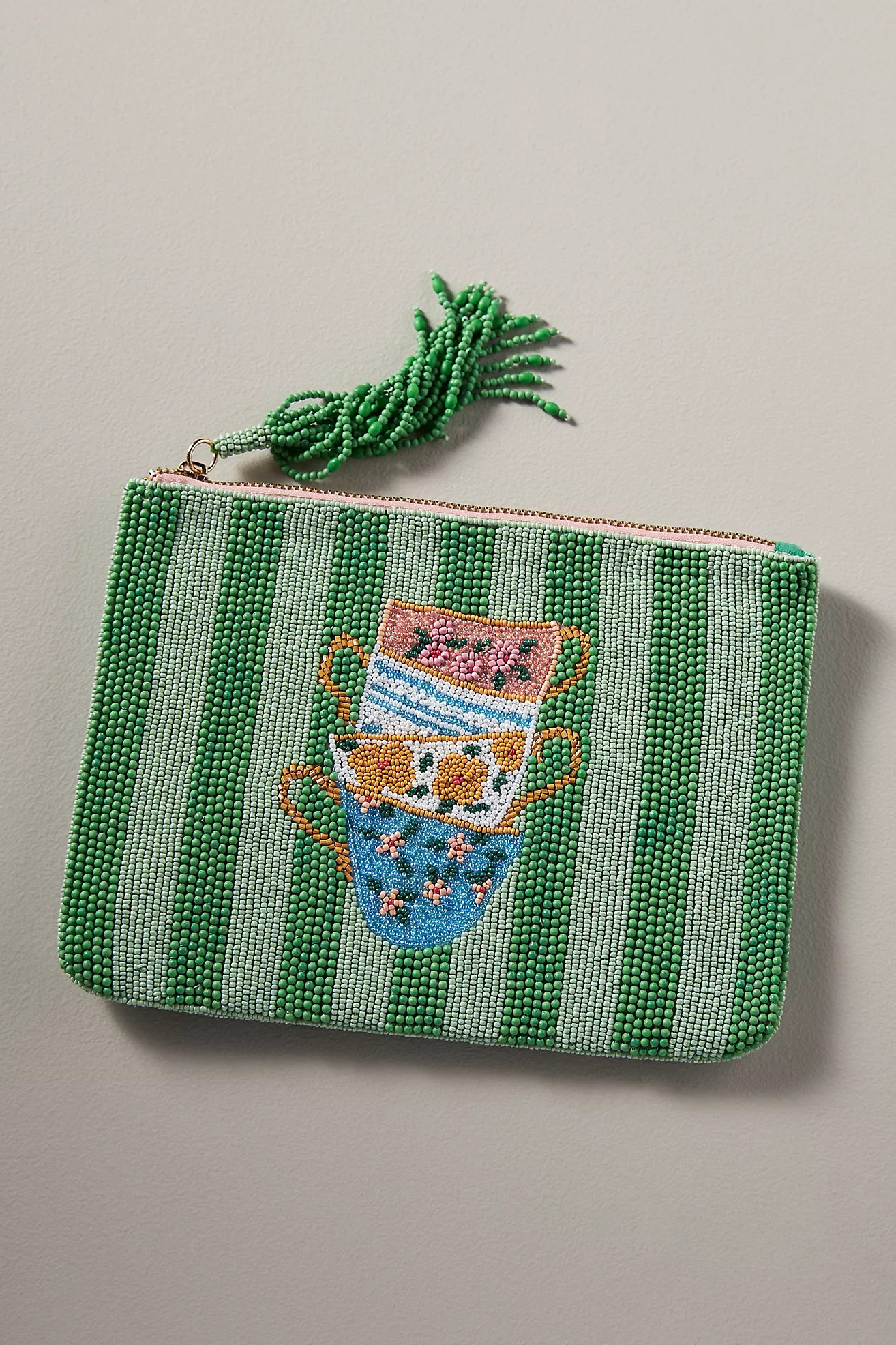 The Fiona Large Beaded Pouch | Anthropologie (US)