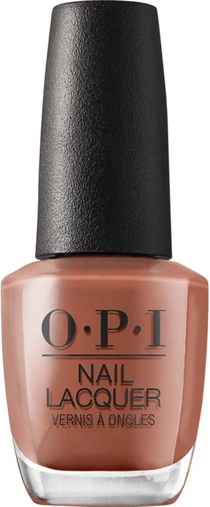 OPI Nail Lacquer Nail Polish | Opaque Dark Brown Crème Chip Resistant Nail Polish | Vegan, Fast ... | Amazon (US)