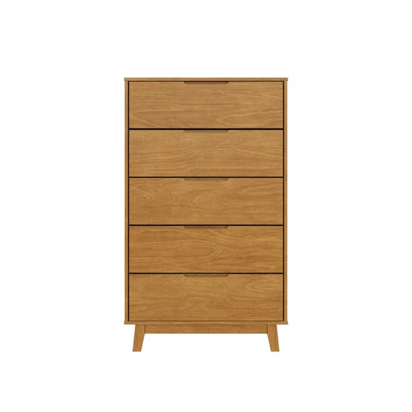 Jerred 5 Drawer Solid Wood Chest | Wayfair North America