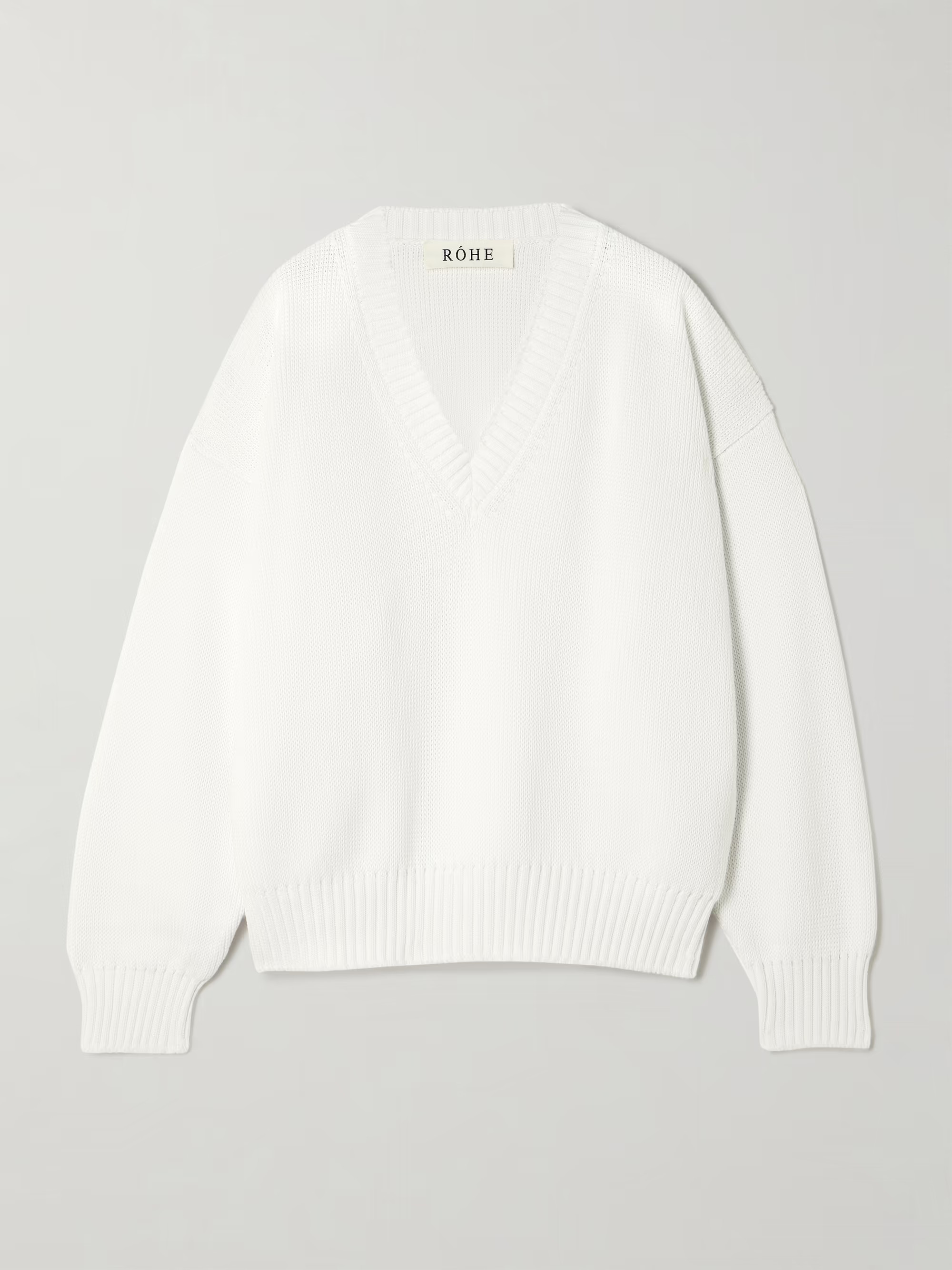 Knitted organic cotton sweater | NET-A-PORTER (UK & EU)