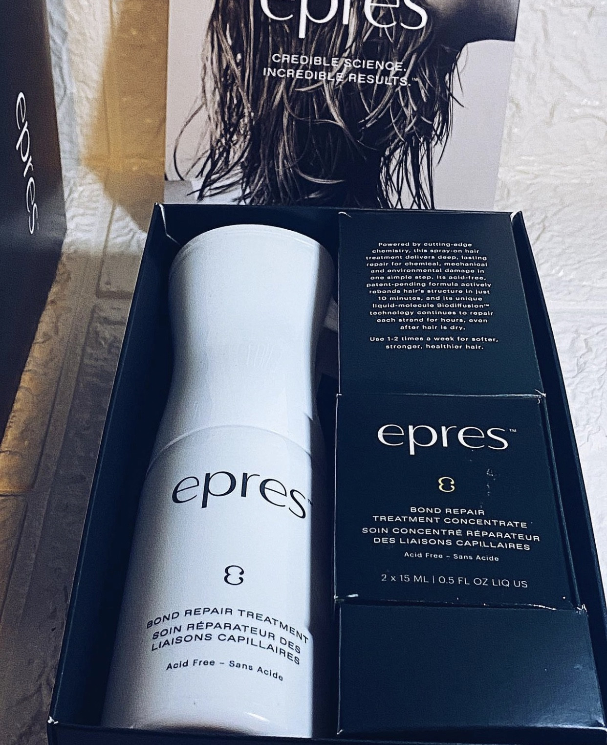 I’m sure I’m not alone with this problem—when the hair  becomes weak and lifeless, right?

Now, I’ve discovered a product that has put an end to my suffering: the bond repair treatment by Epres.

It’s a spray-on product with patented Biodiffusion™ technology that continues to repair each strand even after the hair is dry, targeting mechanical, chemical, and thermal damage.

The bond repair treatment set comes with 2 vials of product, each 15 ml, and a spray bottle. All you need to do is add one vial into the spray bottle, fill it with water up to the specified line, and shake well. It’s ready!

I use it before I wash my hair. It’s very easy—I spray a generous amount onto my dry hair and leave it for half an hour, then I follow my usual haircare routine.

My hair looks and feels much healthier, and I can definitely feel the difference because summers used to be a disaster for my hair.

Bond repair treatment is :

🤍 Clean beauty 
⛔️ Acid, Quat, Phosphate, Gluten, Parabens, Phthalates, Preservatives, Nuts, Peg, Formaldehydes, Sulfates, Thiol - FREE
🌱 Vegan
🐰 Cruelty free 

🏆 Rewarded with 'BEST NOURISHING TREATMENT' IN THE COSMOPOLITAN 2023 SUMMER BEAUTY”


#LTKbeauty #LTKstyletip #LTKGiftGuide