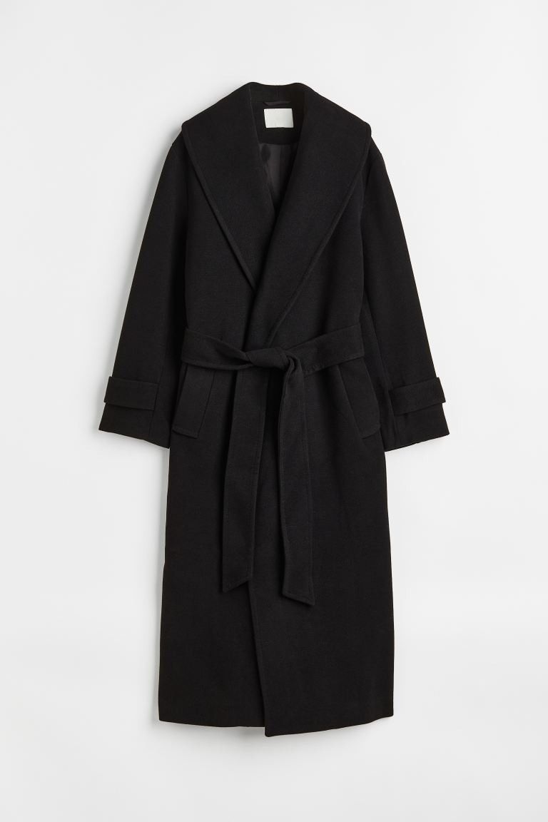 Tie-belt coat | H&M (UK, MY, IN, SG, PH, TW, HK)