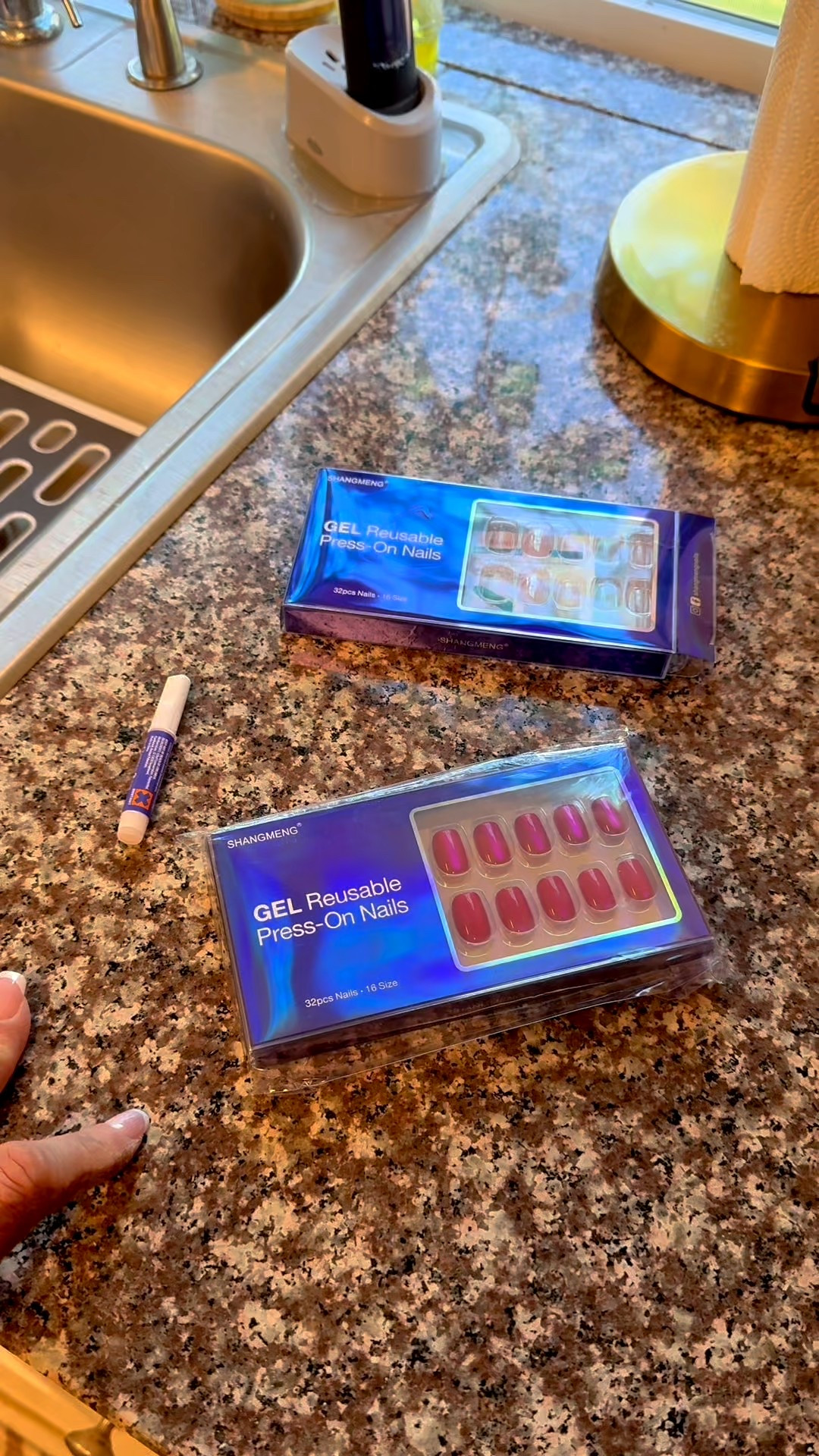 The BEST press on nails from Amazon 💅🏽

You can do your manicure in 10 to 15 minutes and it will last two weeks  - just be sure to use the included glue. That’s the key!

#LTKOver40 #LTKBeauty