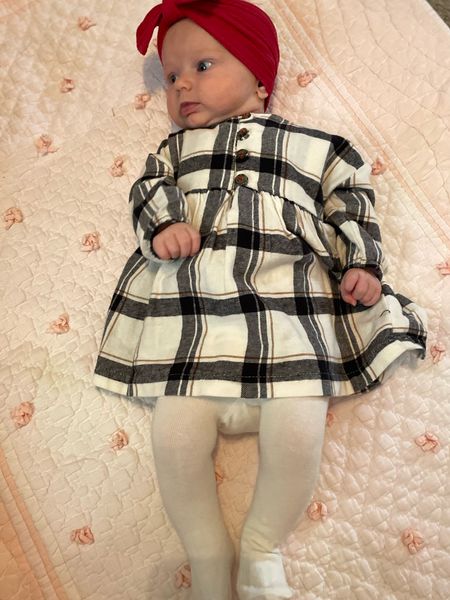 Baby girl plaid flannel dress with tights! 
So cute for the holidays!!


#LTKSeasonal #LTKbaby #LTKHoliday