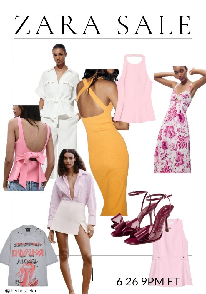 ZARA SALE ALERT 

I love a good Zara sale — and they don’t come around often! The sale officially starts at 9 PM EST, and trust me, everything is so so so good! I’m linking my top picks, including this stunning orange dress 🧡🧡🧡 — it will sell out quick!!!

#LTKShoeCrush #LTKOver40 #LTKSaleAlert