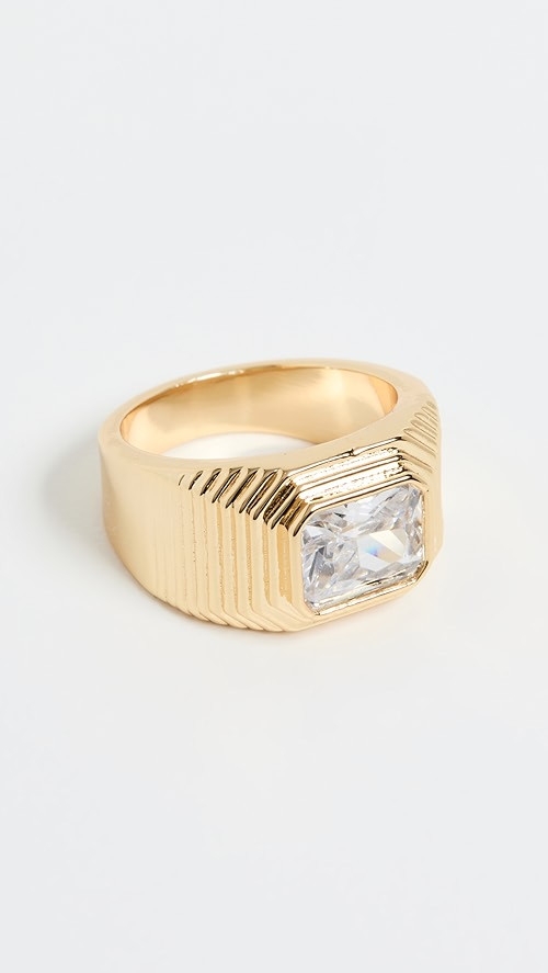 Luv Aj The Ridged Pyramid Cigar Ring | SHOPBOP | Shopbop