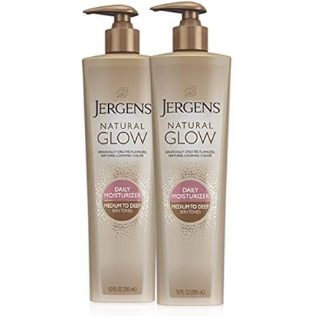 Jergens Natural Glow 3-Day Self Tanner Lotion, Sunless Tanning Daily Moisturizer, for Medium to Deep | Amazon (US)