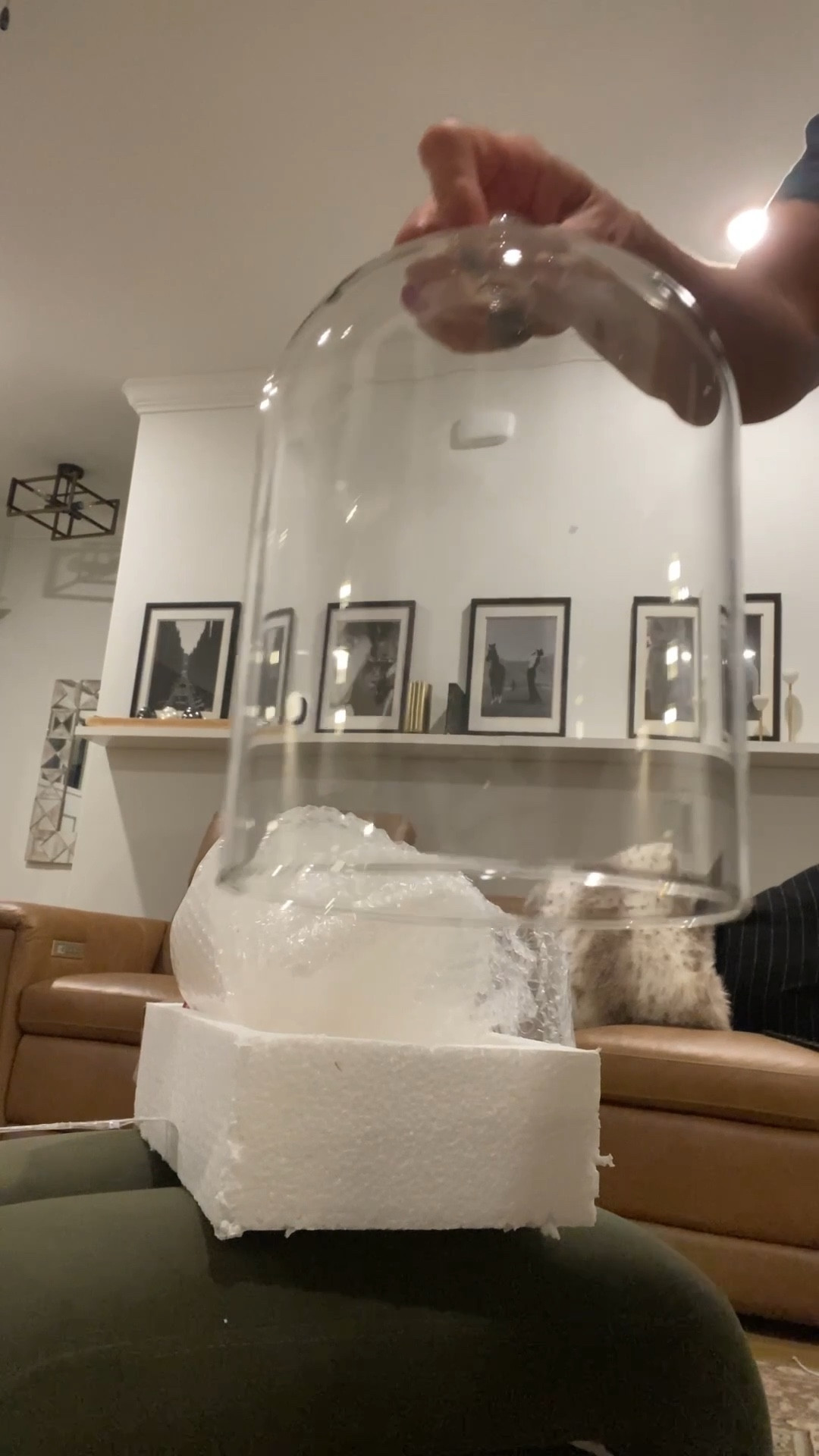 Glass Bell Cloche for Candles 🕯️

#LTKHome #LTKFindsUnder50