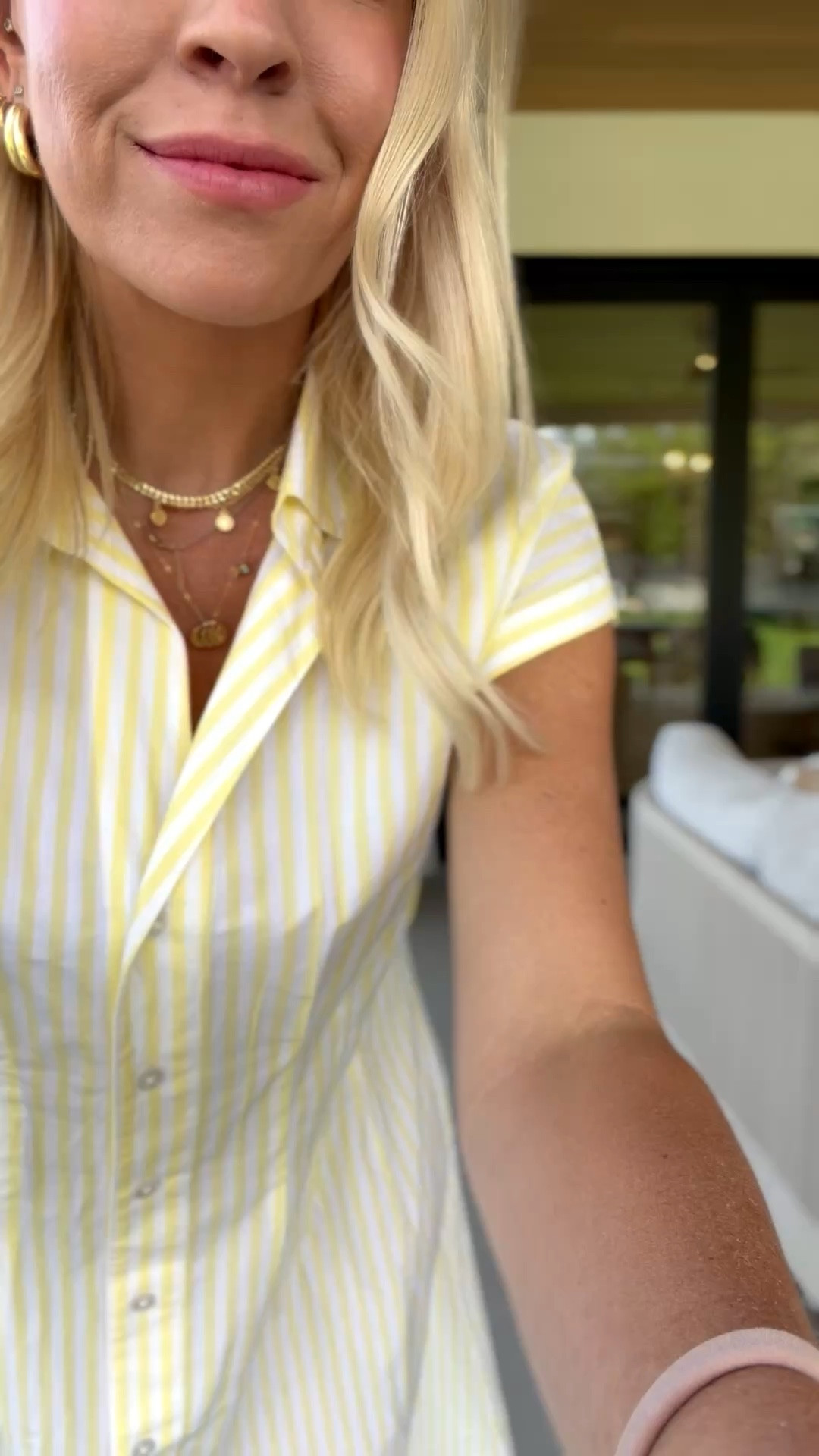 Wearing a medium! The prettiest dress from Kohls!