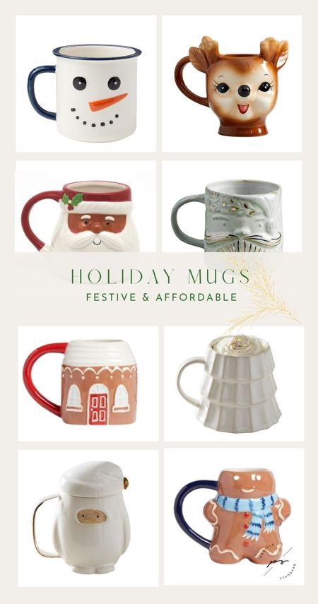 Festive & Affordable holiday mugs! #lookforless #splurgevssave #holidayhomedecor 

#LTKSeasonal #LTKHoliday #LTKhome