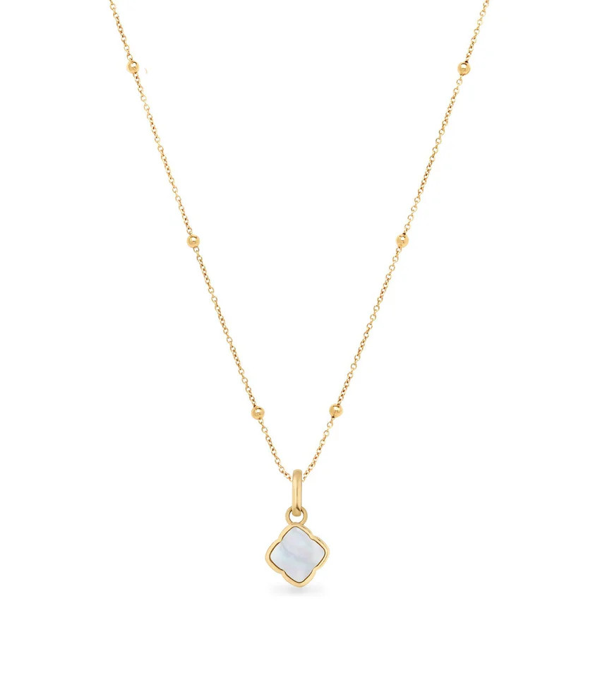 Pearl Clover Necklace (Gold) | Abbott Lyon