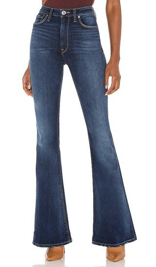 Hudson Jeans Holly High Rise Flare in Blue. - size 25 (also in 26, 27, 28, 32) | Revolve Clothing (Global)