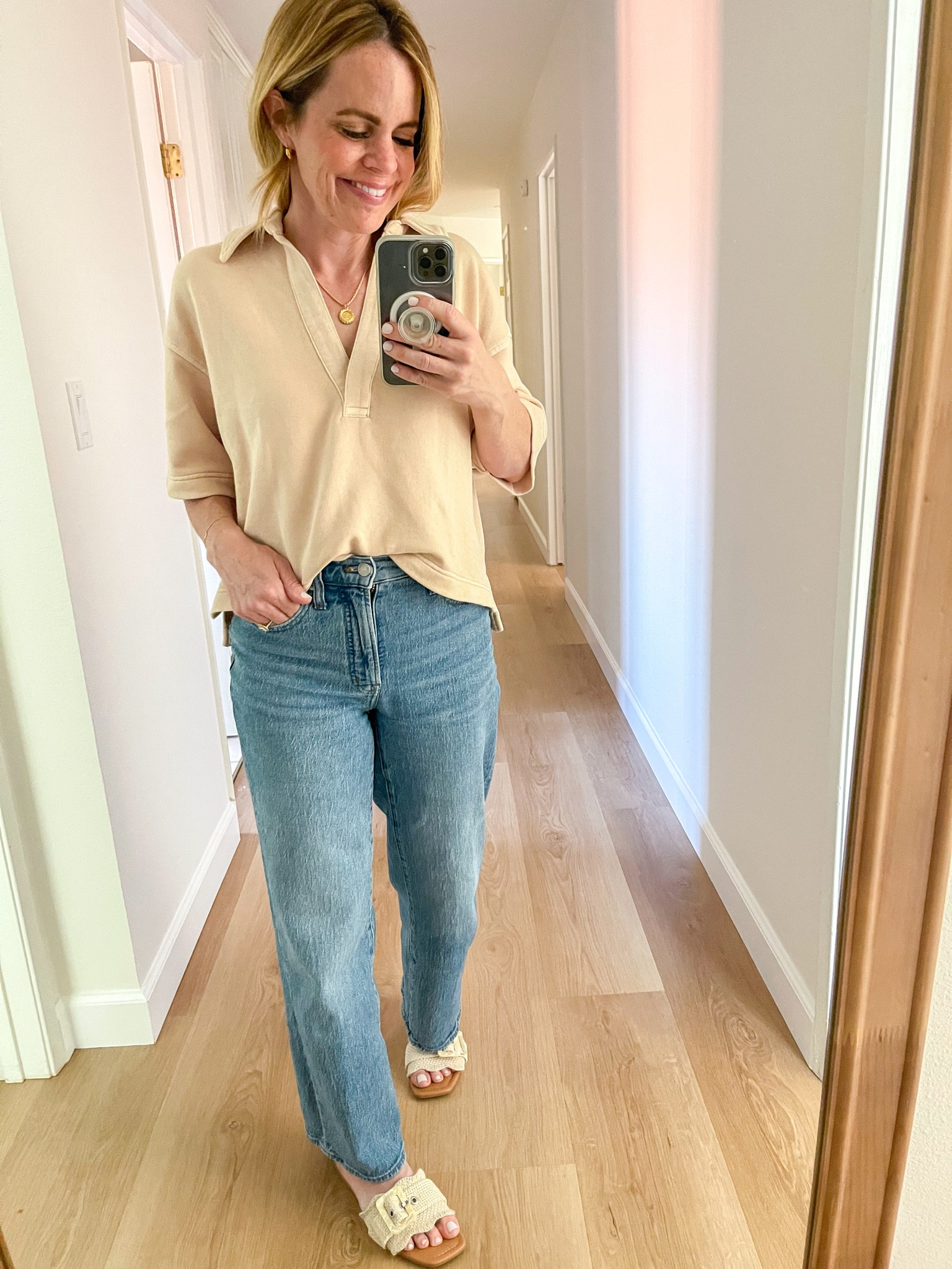 My running kids around look 🥰

Aerie 
Madewell
Denim 
Petite style 
Outfit insp
Ootd 
Target 

#LTKover40 #LTKshoecrush #LTKkids
