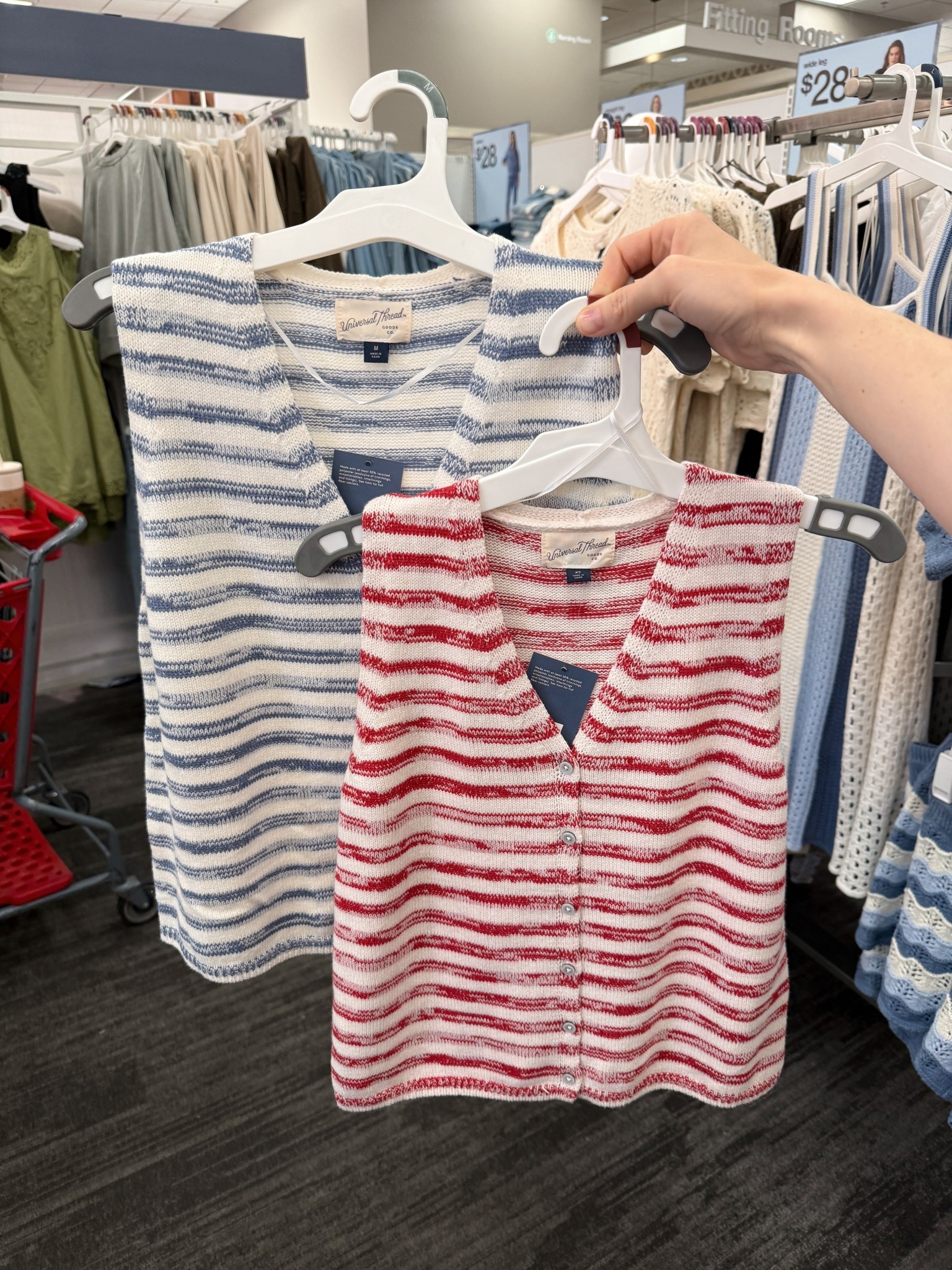 Universal Thread striped tanks 

#LTKSeasonal #LTKgrwm #LTKootd