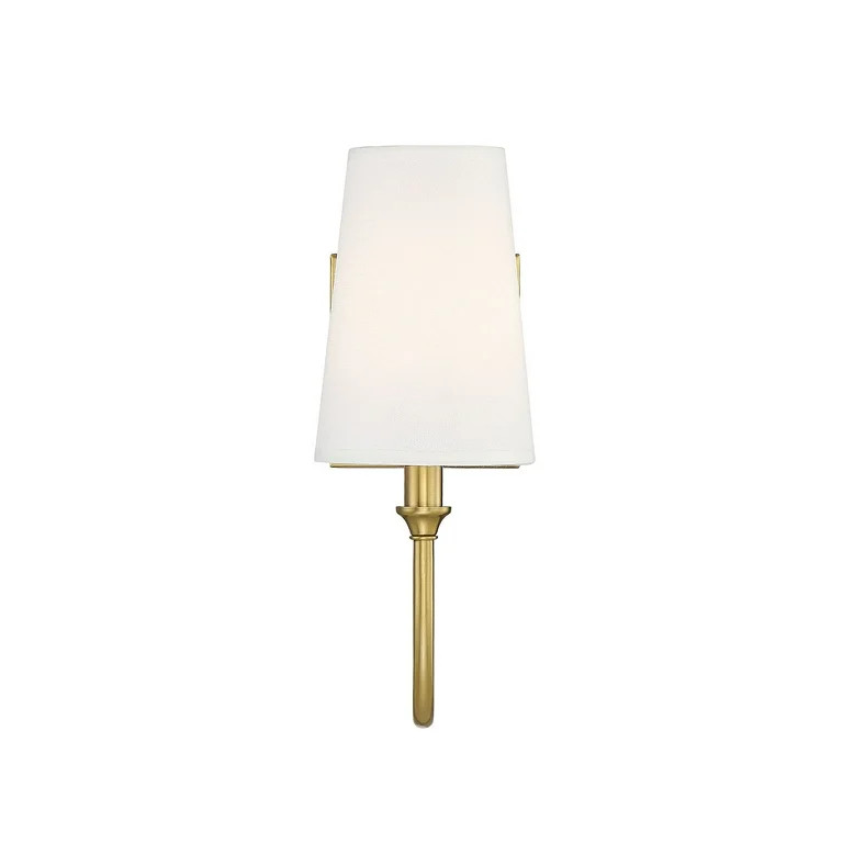 Elegant Cameron Wall Sconce in Warm Brass | Walmart (US)