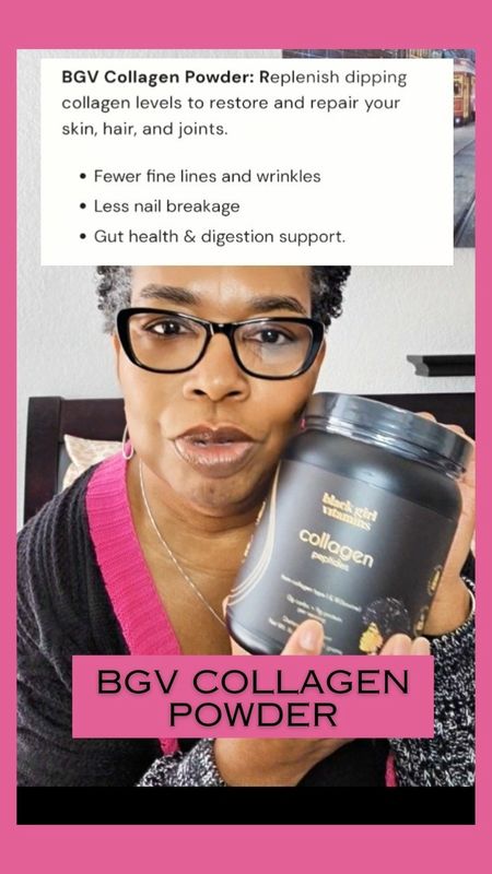 Collagen Peptides Powder - Collagen for Skin, Hair & Nails.𝗛𝗲𝗮𝗹𝘁𝗵𝗶𝗲𝗿 𝗠𝗲𝗹𝗮𝗻𝗮𝘁𝗲𝗱 𝗤𝘂𝗲𝗲𝗻𝘀: Our Collagen powder is a simple way to replenish the lost collagen and rediscover your natural beauty - maintain your supple, youthful-looking skin with our collagen powder for women and men. Not only designed to reduce fine lines, but also support stronger, thicker, and shinier hair.  #blackgirlvitamins #collagen

#LTKover40 #LTKbeauty #LTKfitness