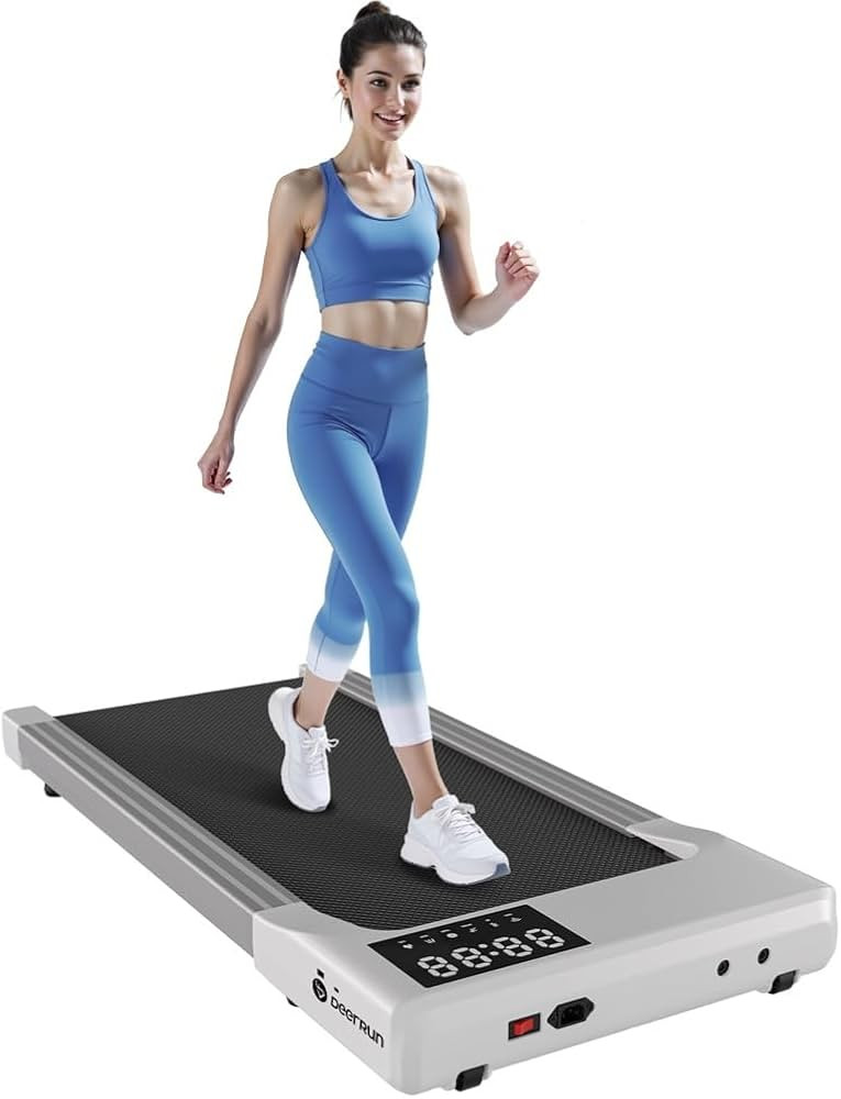 DeerRun 2025 Upgrade Walking Pad, Smart Under Desk Treadmill for Home Office, No-Assembly Treadmi... | Amazon (CA)