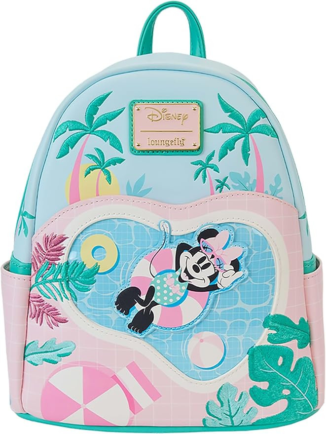 Loungefly Disney Minnie Vacation Style Poolside Mini Backpack | Minnie Mouse Bags & Backpacks | Amazon (US)
