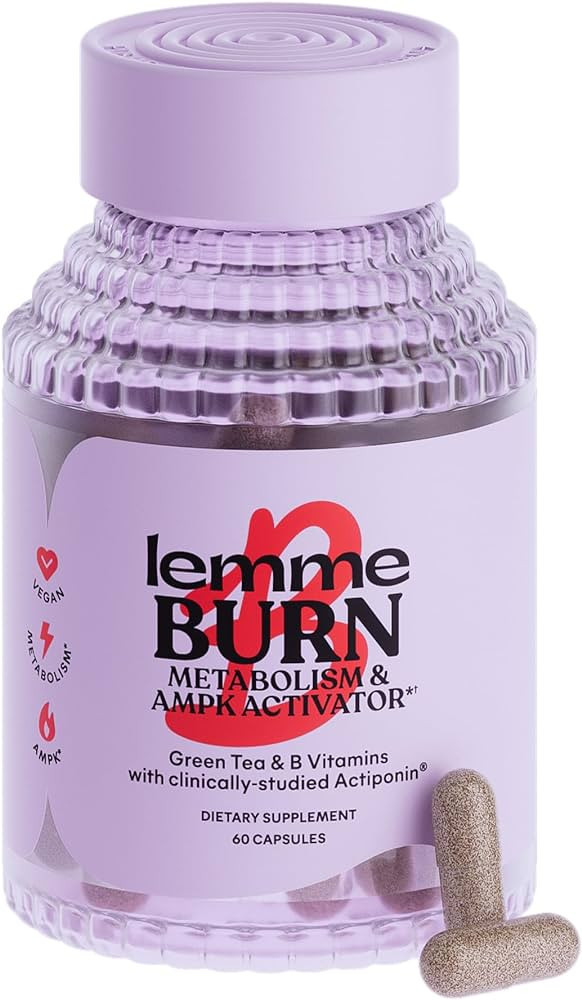 Amazon.com: Lemme Burn - Metabolism, Belly Fat Burning + AMPK Activating Supplement for Men & Wom... | Amazon (US)