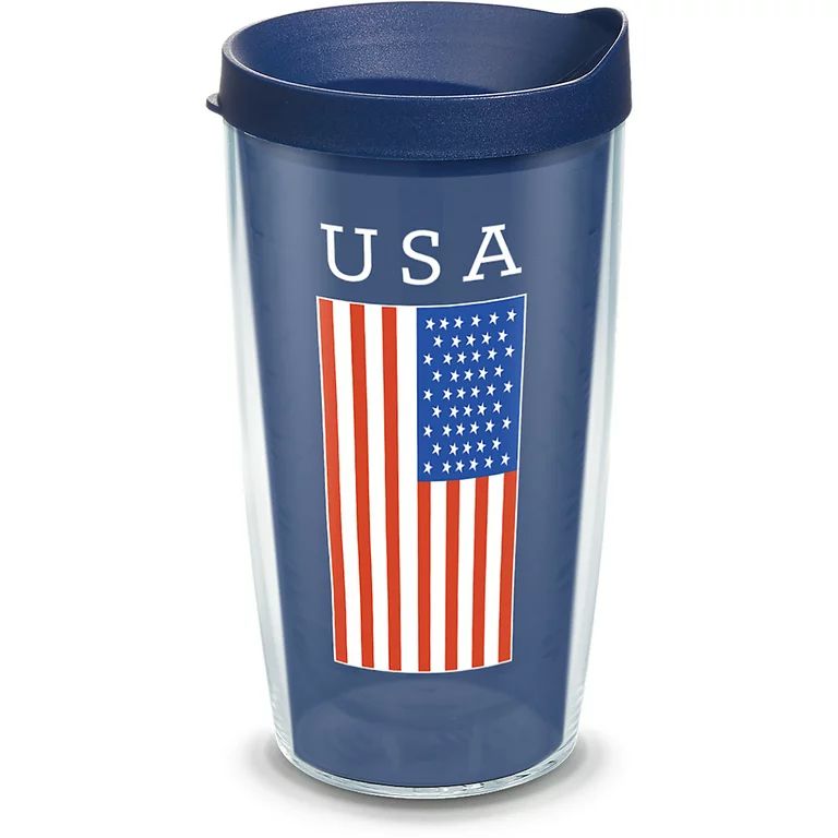 Tervis Americana USA Flag Made in USA Double Walled  Insulated Tumbler Travel Cup Keeps Drinks Co... | Walmart (US)