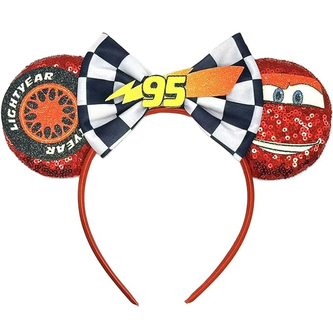 Mouse Ears Headband - Car Ear Hair Band for Theme Park Parties, Cosplay Costume Accessories for W... | Amazon (US)