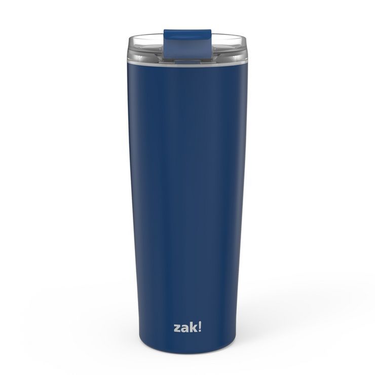 Zak Designs Aberdeen 24 ounce Vacuum Insulated Stainless Steel Tumbler, Indigo | Target