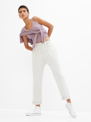 Cropped Skinny Rib Sweater Tank Top | Gap (US)