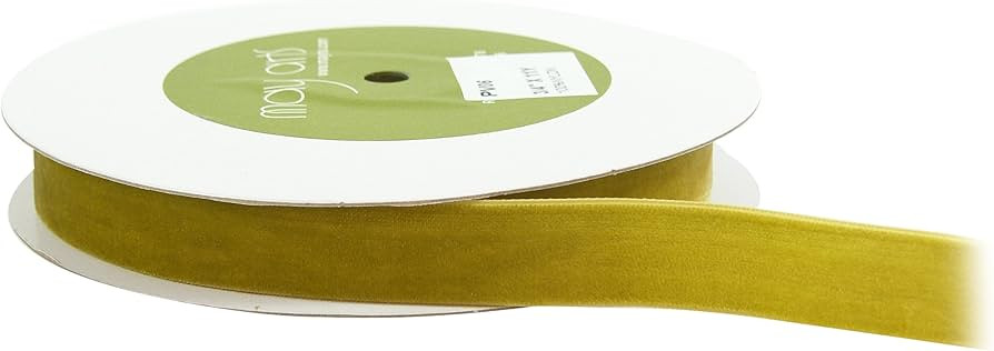 May Arts 3/4-Inch Wide Ribbon, Sweetpea Velvet | Amazon (US)