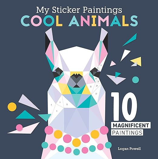 My Sticker Paintings: Cool Animals: 10 Magnificent Paintings (Happy Fox Books) Paint by Sticker F... | Amazon (UK)