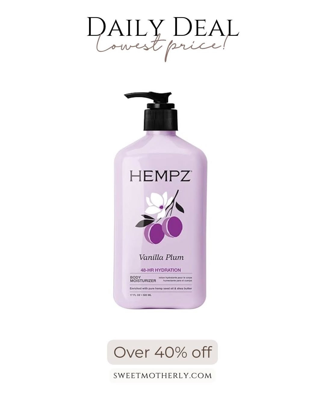 Hempz lotion on sale

hydrating body lotions
daily face moisturizers
lightweight gel creams
anti aging serums
sensitive skin formulas
spf moisturizers
deep hydration creams
fragrance free skincare
glowing skin routine

#LTKSeasonal #LTKselfcare #LTKSaleAlert