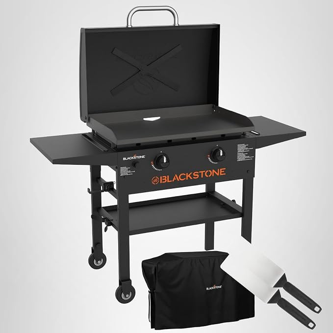 Blackstone 2450AZ 28" Omnivore Griddle with Hood Bundle | Includes 28" Griddle with Hood, Soft Co... | Amazon (US)