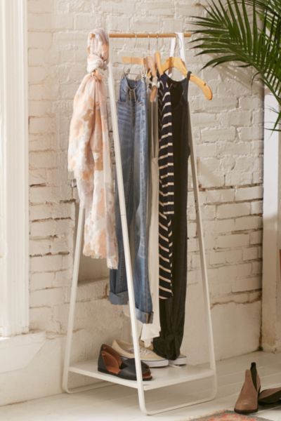 Slim Clothing Rack - White at Urban Outfitters | Urban Outfitters (US and RoW)