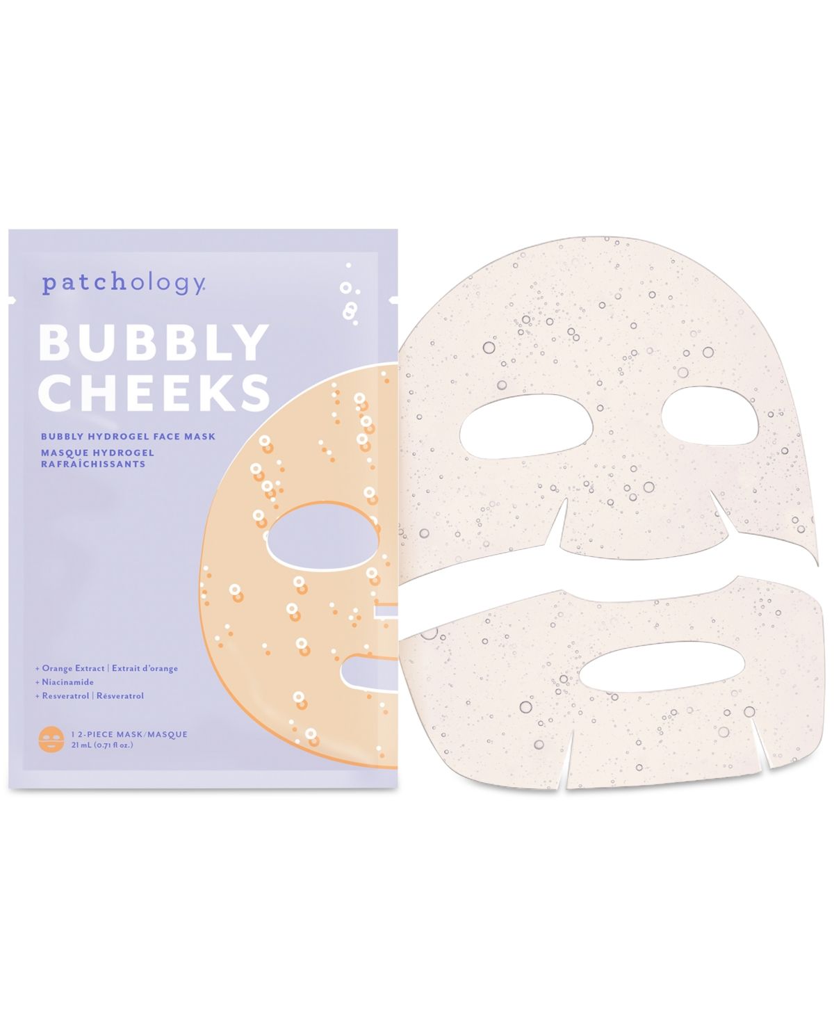 Patchology Bubbly Cheeks Brightening Hydrogel Face Mask | Macys (US)