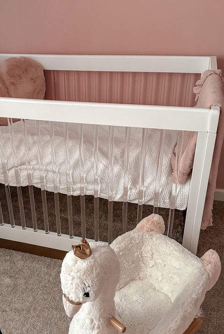 baby crib set up 💖 

#LTKbump #LTKbaby #LTKunder100