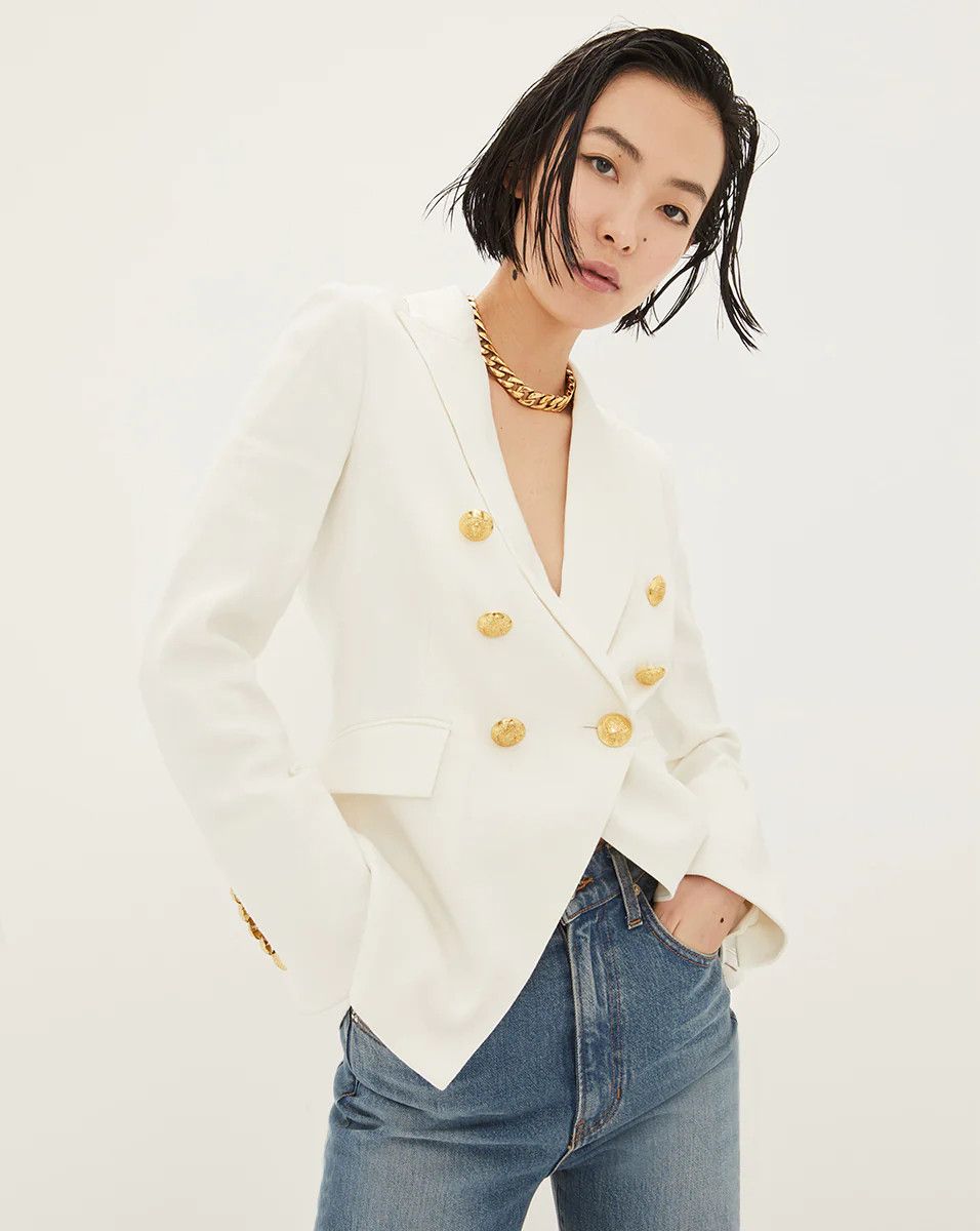 Miller Linen Dickey Jacket | Veronica Beard