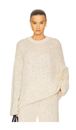 Janize Chunky Sweater in Canvas | Revolve Clothing (Global)
