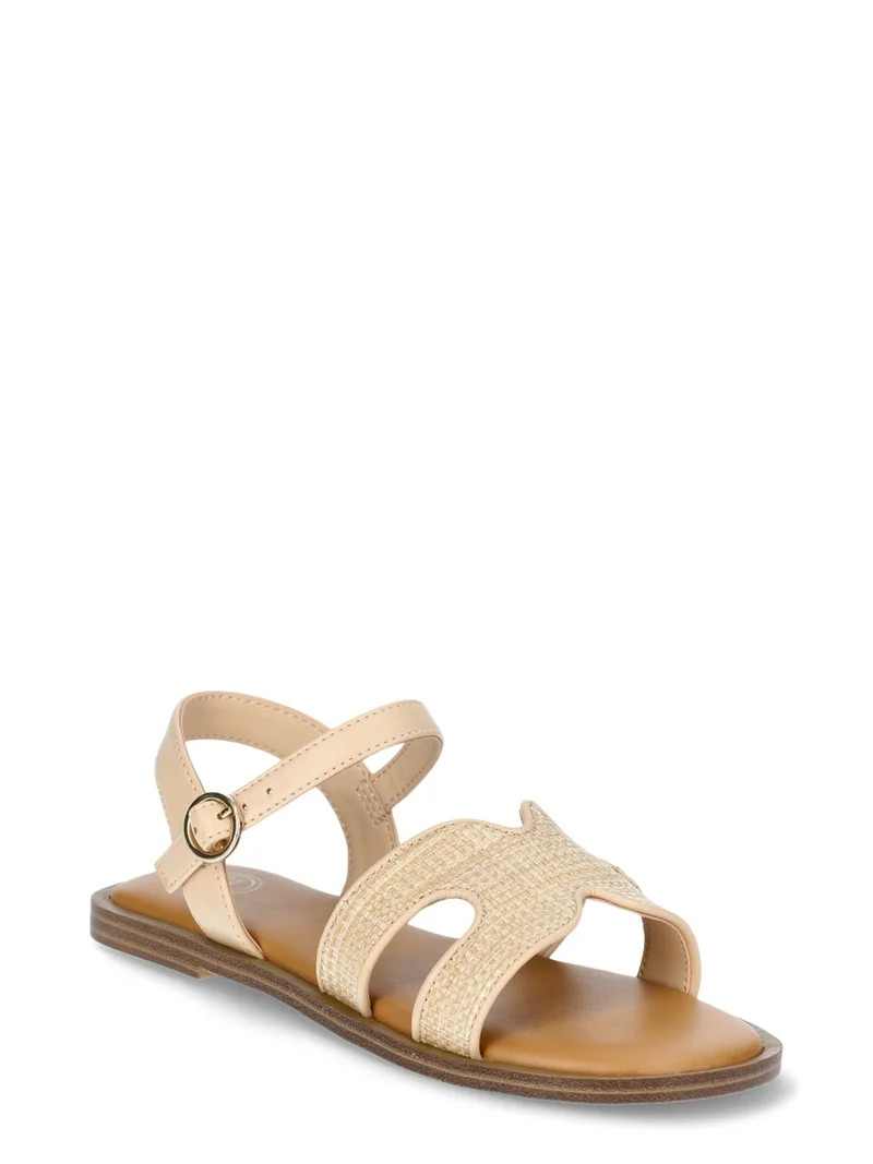 Wonder Nation Little & Big Girl Fashion Sandal - Walmart.com | Walmart (US)