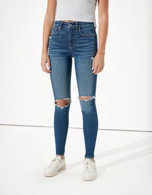AE The Lu(x)e Jean Super High-Waisted Jegging | American Eagle Outfitters (US & CA)