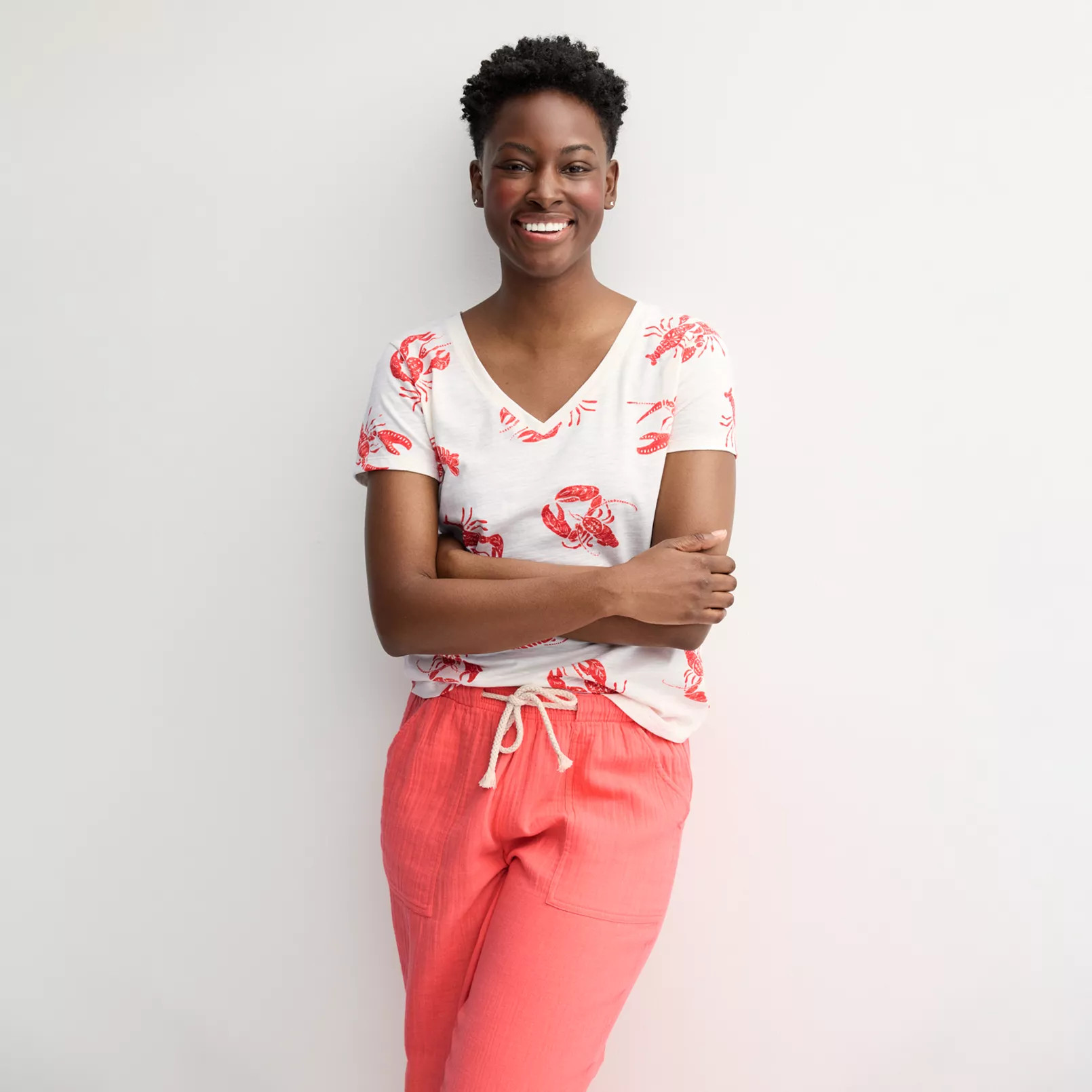 Women's Sonoma Goods For Life® Everyday Short Sleeve V-Neck Tee | Kohl's