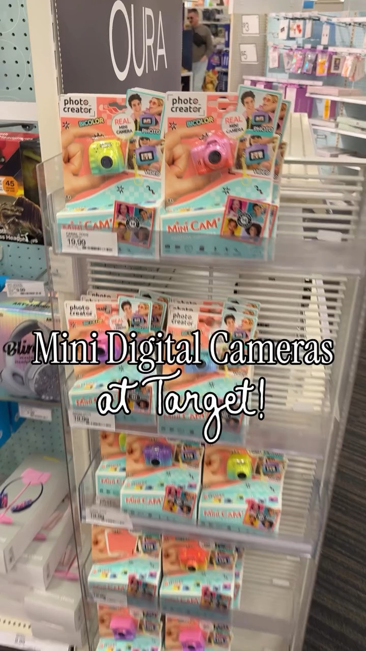 Real working mini digital cameras at Target! 🎯 Follow + comment “SHOP” for a link! (make sure you’re following to receive it) ✨ & if you love Target finds and gift ideas, follow along for more!
