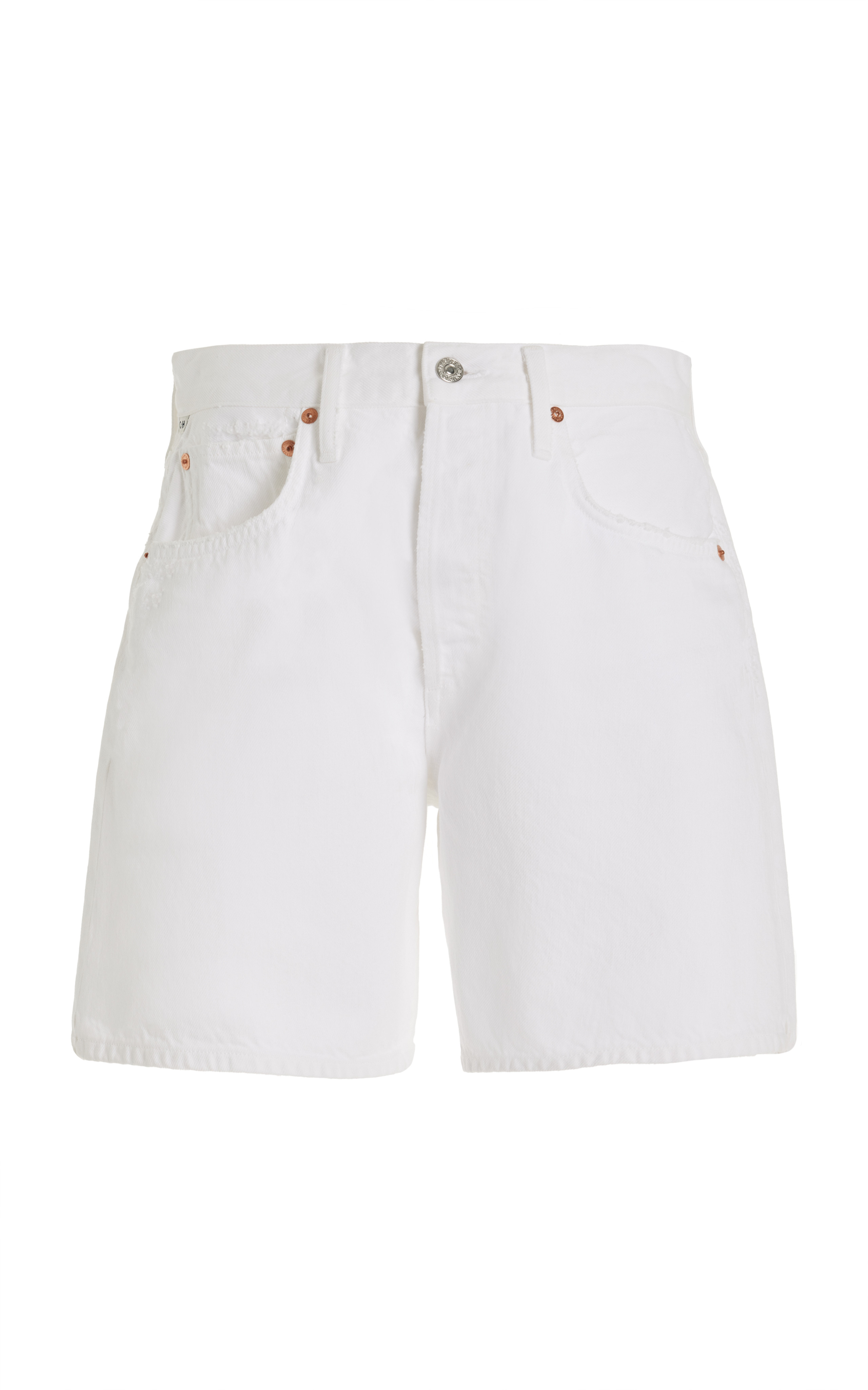 Marlow Relaxed Mid-Rise Denim Shorts | Moda Operandi (Global)