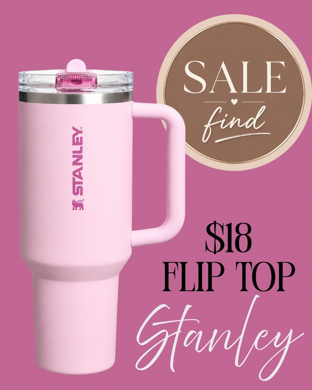 I never thought I'd see the day when the Stanley fliptop was priced this low

#LTKSaleAlert