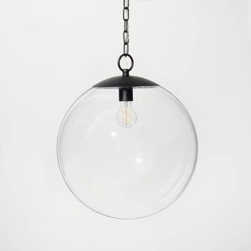 Glass Ceiling Pendant Black - Threshold™ designed with Studio McGee | Target