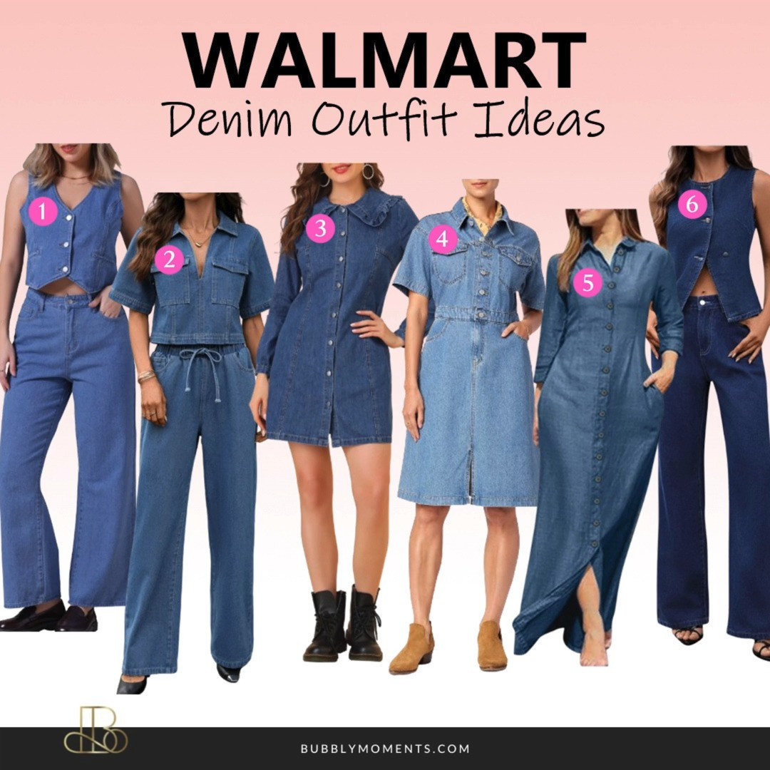 Denim outfits made easy 🤍 These women’s denim outfit ideas are perfect for everyday wear and simple styling. From classic jeans to easy denim pieces, these looks are comfortable, versatile, and easy to put together.
Whether you’re running errands, meeting friends, travelling, or enjoying casual days out, denim outfits make getting dressed simple. Pair denim with basic tops, cosy layers, or everyday shoes for a look that feels relaxed but still put together. These pieces are easy to mix and match and work well across seasons, making them great wardrobe staples.
Save this post for denim outfit inspiration and tap to shop ✨
#LTKootd #LTKFindsUnder100 #LTKFindsUnder50 #denimoutfits #womensdenim #denimstyle #casualoutfits #everydaystyle #womensfashion #outfitinspo #fashioninspo #walmartfashion  

 